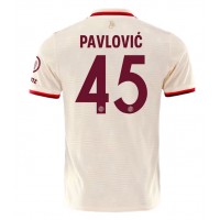 Maglia Calcio Bayern Munich Aleksandar Pavlovic #45 Terza Divisa 2024-25 Manica Corta